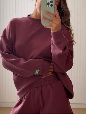 Daily Drills Thermal Set in Wine XS/S